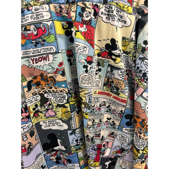 Disney Mickey Mouse Comic Print Dress 3X Plus Size Sleeveless Skater Style - Picture 3 of 10